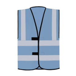Gilet de sécurité avec bande verticale