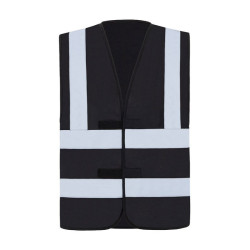 Gilet de sécurité avec bande verticale