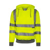 Sweat à Capuche Haute Visibilité avec bandes réfléchissantes