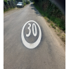 pochoir marquage au sol routier zone 30