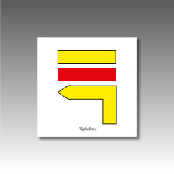 Adhésifs de signalétique de randonnée