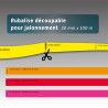 Rubalise découpable pour jalonnement - 50mm*100m