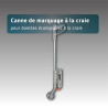 Canne de marquage pour tracer vos lignes au sol