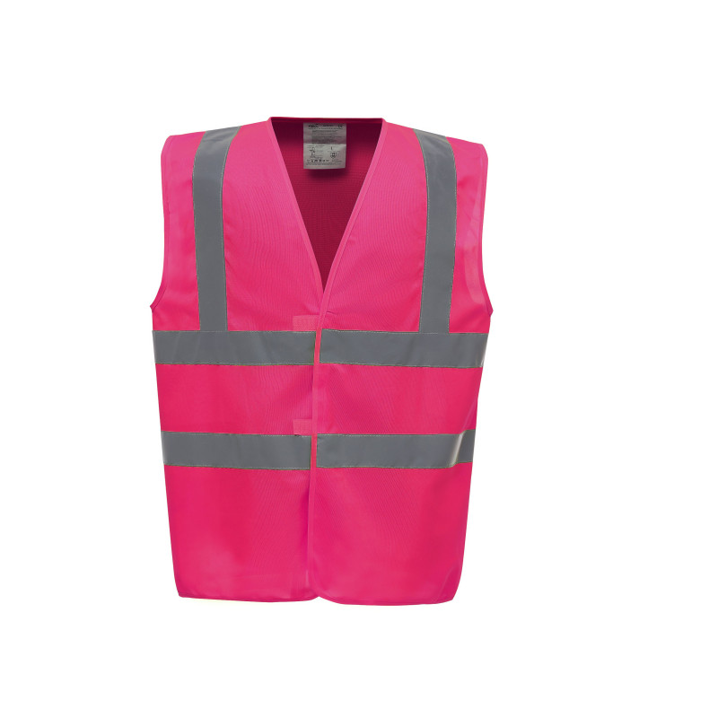 Gilet de sécurité rose fluo Gilet de sécurité rose fluo