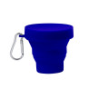Verre pliable avec capuchon personnalisable et mousqueton