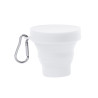 Verre pliable avec capuchon personnalisable et mousqueton
