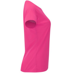 T-shirt technique femme BAHRAIN – Rose Fuchsia | Respirant et Séchage rapide