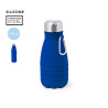 Gourde pliable 550 ml – Silicone et acier inox – Sans BPA