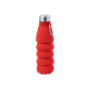 Gourde pliable 550 ml – Silicone et acier inox – Sans BPA