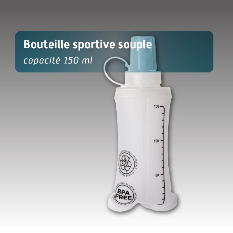 Bouteille sportive 150 ml – TPI léger et sans BPA – Idéal sport et événements