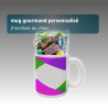 Mug personnalisé avec friandises | Cadeau gourmand original