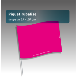 Piquet rubalise - 7 couleurs disponibles