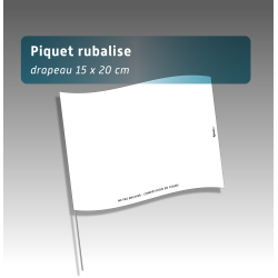 Piquet rubalise - 7 couleurs disponibles