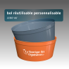 Bol réutilisable personnalisable 1100 ml | Polypropylène sport & événementiel