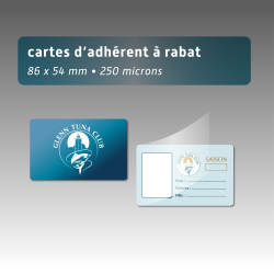 Carte à rabat sécurisée | Personnalisation instantanée