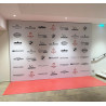 Mur publicitaire REVO modulaire – Stand d’exposition avec impression interchangeable