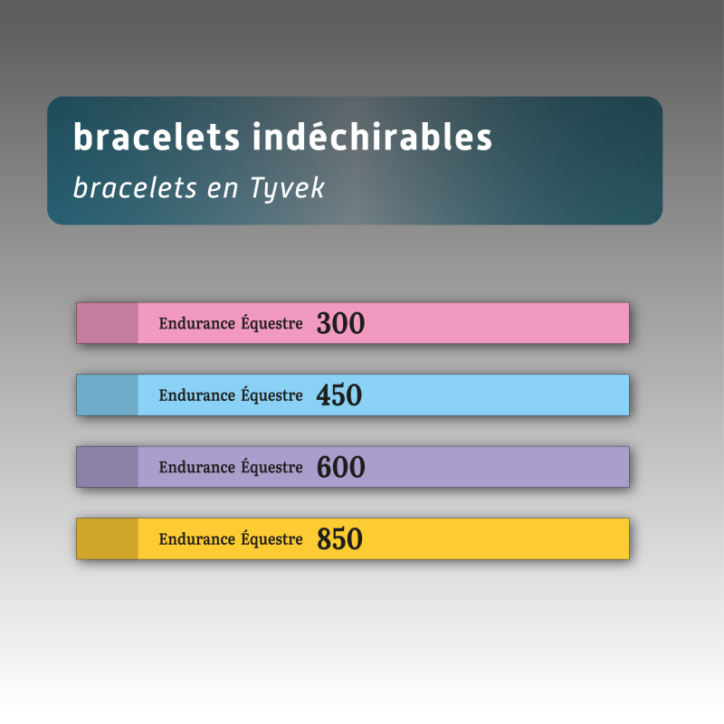 Bracelet événementiel Tyvek® personnalisé | Contrôle d’accès sécurisé