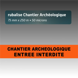 Rubalise plastique "Chantier archéologique"