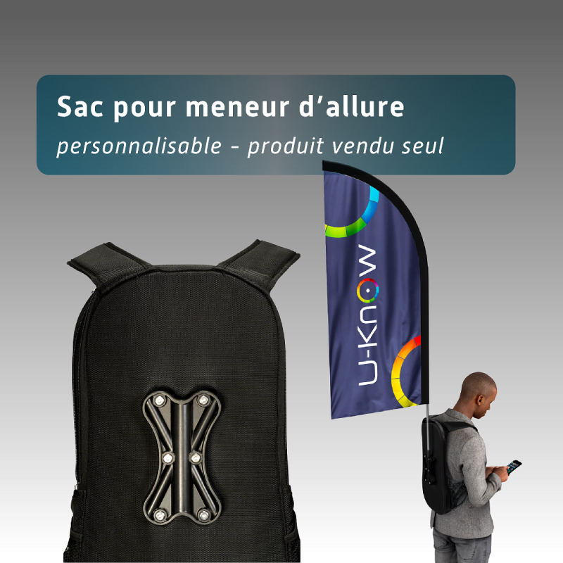 Sac meneur d’allure personnalisé | Communication événement sportif