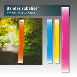 Bande rubalise réutilisable