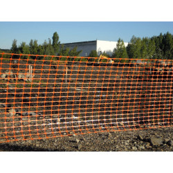 Balisage filet securité orange 1m*50m
