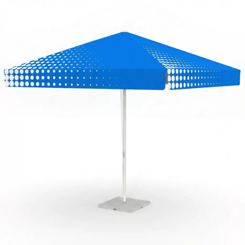 Parasol publicitaire carré classique – Grand parasol personnalisé pour terrasses