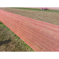 Filet de balisage rouge en maille tricotée 80 cm x 1000 m | Sécurité & délimitation événements