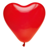 Ballon cœur rose bonbon 35 cm | Latex naturel | Lot de 8