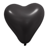 Ballon cœur rose bonbon 35 cm | Latex naturel | Lot de 8