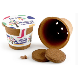 Kit reforestation arbre à semer 250 quantité– Fabrication France, personnalisable