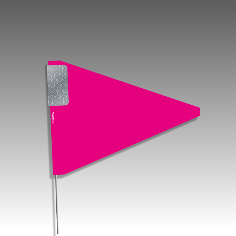 Piquets drapeaux triangulaires - avec pastilles de nuit