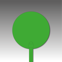 Piquet jalon plastique 75 cm - lot 100 | Balisage