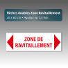 Flèche Aquilux double “Zone de ravitaillement” 20 × 60 cm - épaisseur 3,5 mm