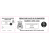 Ticket repas personnalisable - carnet de tickets numérotés détachables - 210 x 110 mm