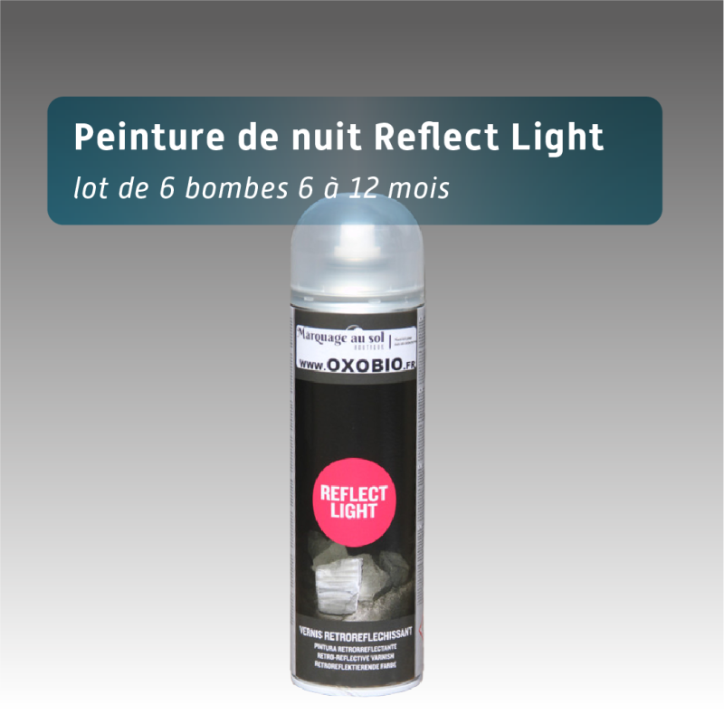 Bombe de peinture de marquage de nuit pour la sécurité de nuit