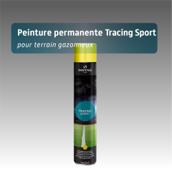 Bombe de marquage tracing sport peinture temporaire pour gazon - 3 à 6 mois - 6 coloris