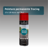 Bombe de marquage tracing 500 peinture permanente - lignes de signalisation - 12 à 18 mois - 6 coloris