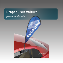 Drapeau sur voiture