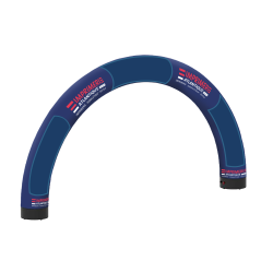 Arche gonflable circulaire – Structure publicitaire étanche sans flux d’air constant