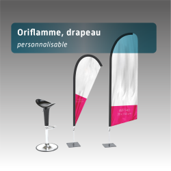 Oriflamme, drapeau - personnalisable