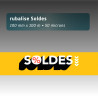 Rubalise plastique soldes 3 couleurs 100 mm x 100 m