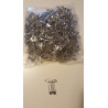 50 000 Épingles à nourrice métal 28 mm accrochées par 4 | Dossards course & événement sportif