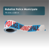 Rubalise Plastique Police Municipale 7,5 cm x 100 m – Balisage & Sécurité