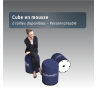 Cube en mousse - 2 tailles disponibles - personnalisable