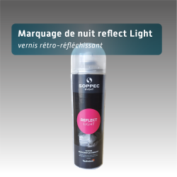 Bombe de Marquage de Nuit Reflect Light 650 ml - Vernis Réfléchissant