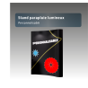 Stand parapluie lumineux - personnalisable