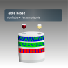 Table basse gonflable - personnalisable