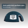 Tente publicitaire gonflable Igloo - Pavillon pneumatique événementiel personnalisable