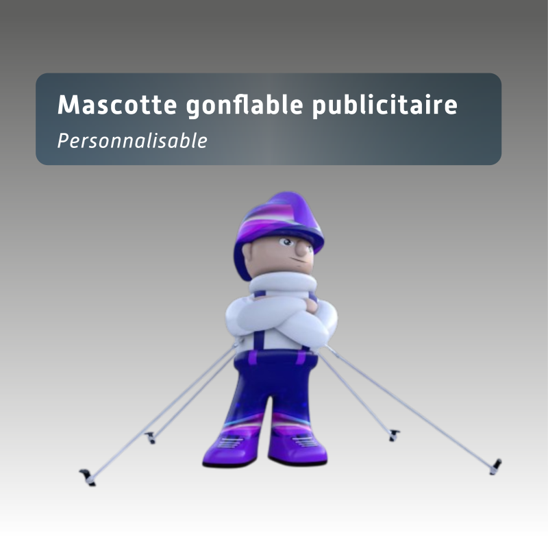Mascotte gonflable publicitaire personnalisable