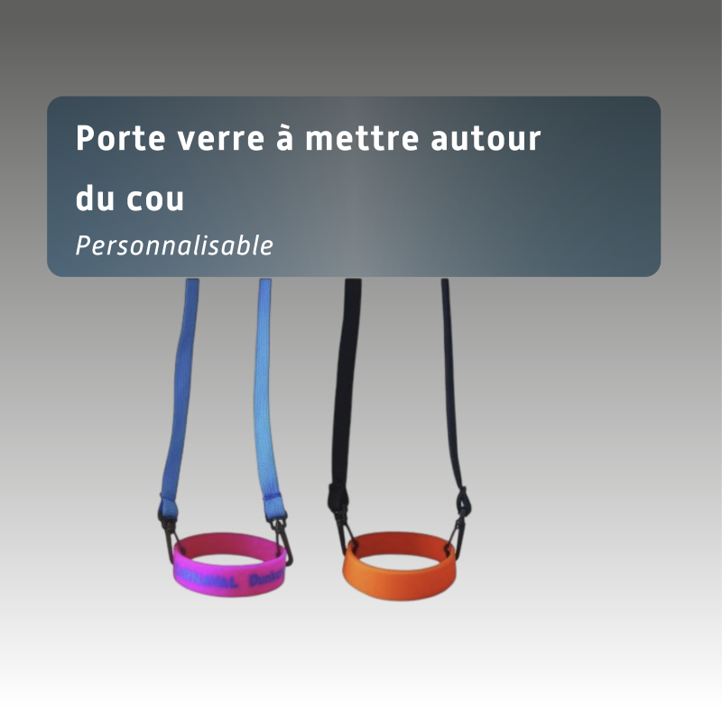 Porte verre à mettre autour du cou